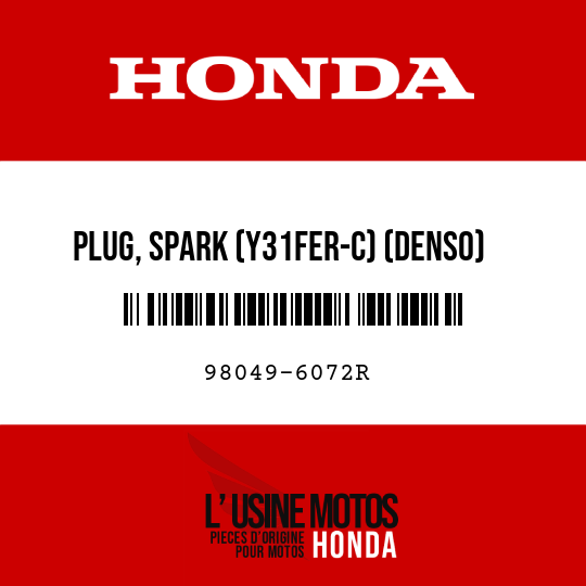 image de 98049-6072R PLUG, SPARK (Y31FER-C) (DENSO)