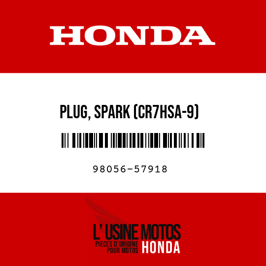 image de 98056-57918 PLUG, SPARK (CR7HSA-9)