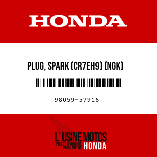 image de 98059-57916 PLUG, SPARK (CR7EH9) (NGK)