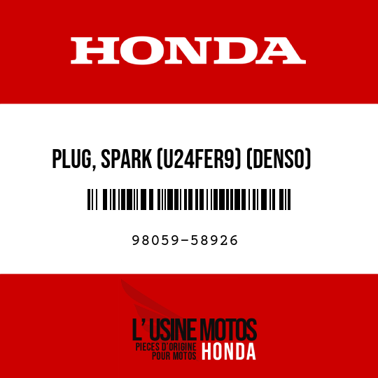 image de 98059-58926 PLUG, SPARK (U24FER9) (DENSO)