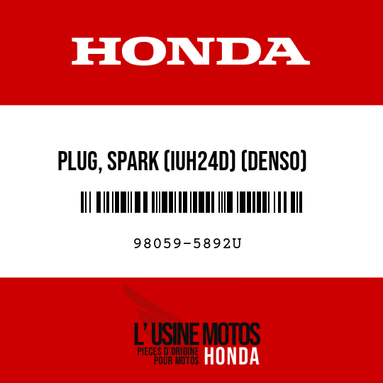 image de 98059-5892U PLUG, SPARK (IUH24D) (DENSO)