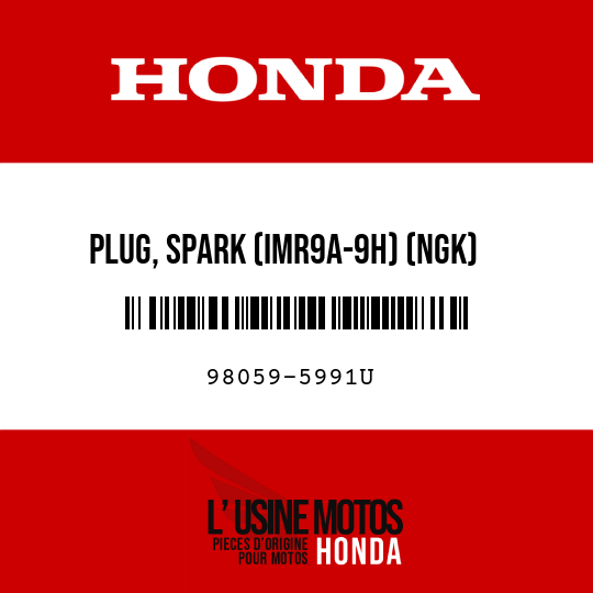 image de 98059-5991U PLUG, SPARK (IMR9A-9H) (NGK)