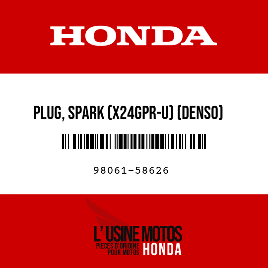 image de 98061-58626 PLUG, SPARK (X24GPR-U) (DENSO)