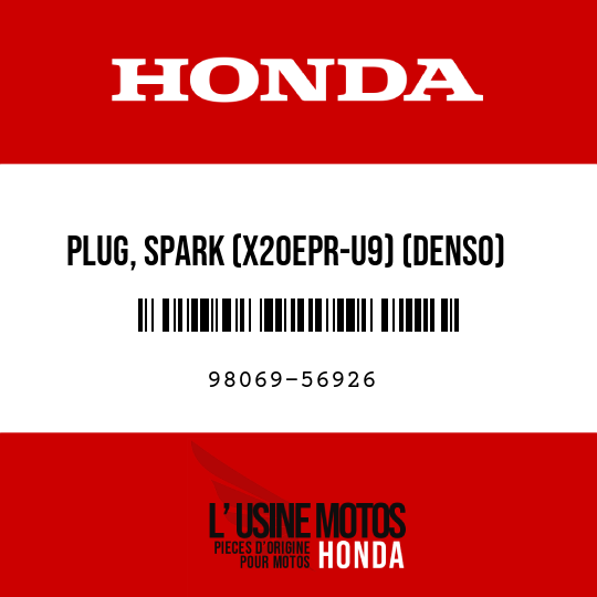 image de 98069-56926 PLUG, SPARK (X20EPR-U9) (DENSO)