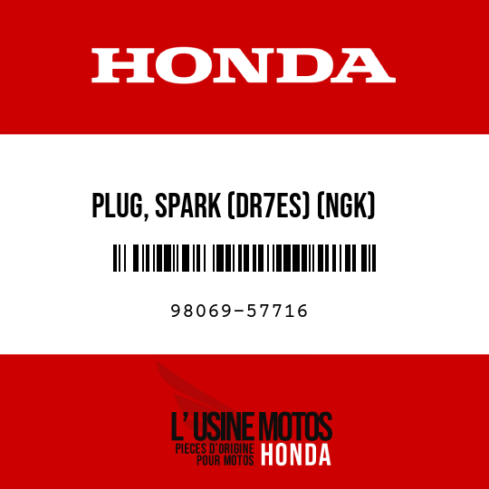 image de 98069-57716 PLUG, SPARK (DR7ES) (NGK)