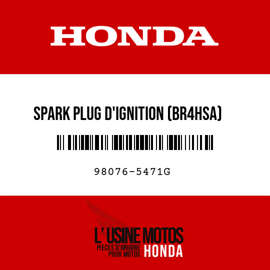 image de 98076-5471G SPARK PLUG D'IGNITION (BR4HSA) (NGK)