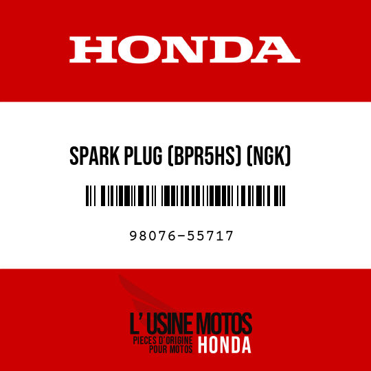 image de 98076-55717 SPARK PLUG (BPR5HS) (NGK)