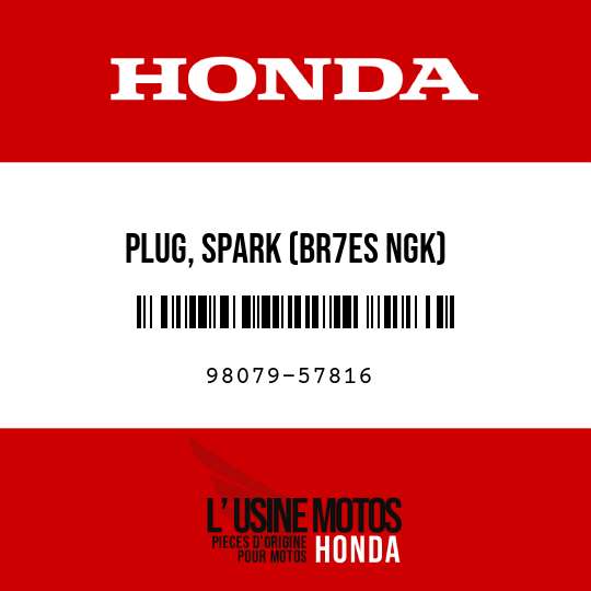 image de 98079-57816 PLUG, SPARK (BR7ES NGK)
