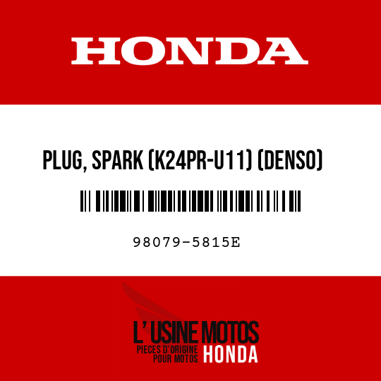 image de 98079-5815E PLUG, SPARK (K24PR-U11) (DENSO)
