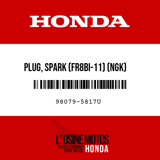 image de 98079-5817U PLUG, SPARK (FR8BI-11) (NGK)