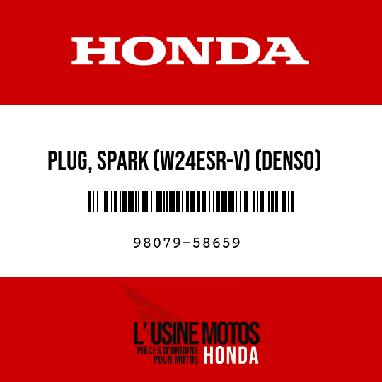 image de 98079-58659 PLUG, SPARK (W24ESR-V) (DENSO)