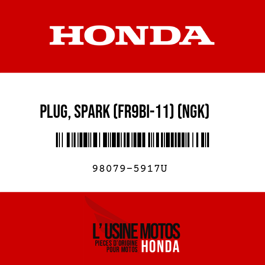 image de 98079-5917U PLUG, SPARK (FR9BI-11) (NGK)