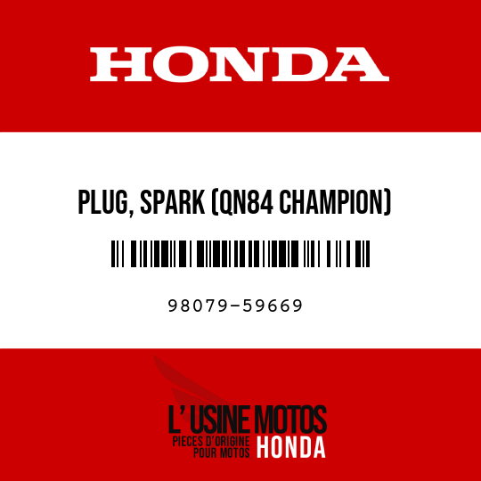 image de 98079-59669 PLUG, SPARK (QN84 CHAMPION)