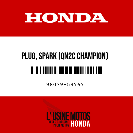 image de 98079-59767 PLUG, SPARK (QN2C CHAMPION)