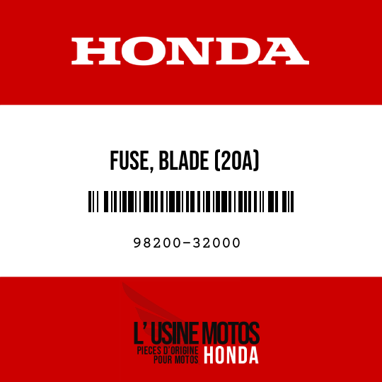 image de 98200-32000 FUSE, BLADE (20A)