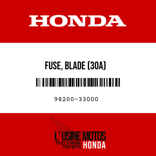 image de 98200-33000 FUSE, BLADE (30A)