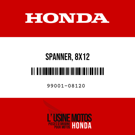 image de 99001-08120 SPANNER, 8X12