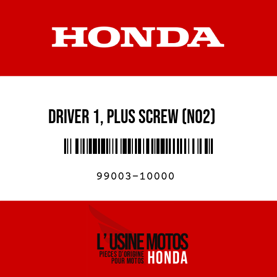 image de 99003-10000 DRIVER 1, PLUS SCREW (NO2)