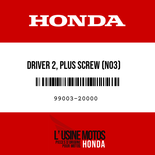 image de 99003-20000 DRIVER 2, PLUS SCREW (NO3)