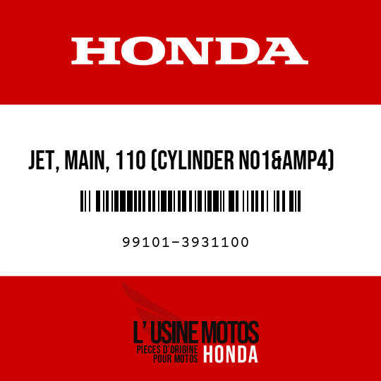 image de 99101-3931100 JET, MAIN, 110 (CYLINDER NO1&amp4)