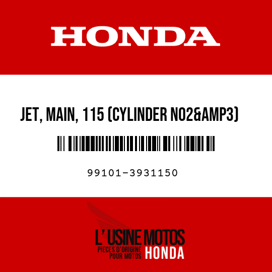 image de 99101-3931150 JET, MAIN, 115 (CYLINDER NO2&amp3)