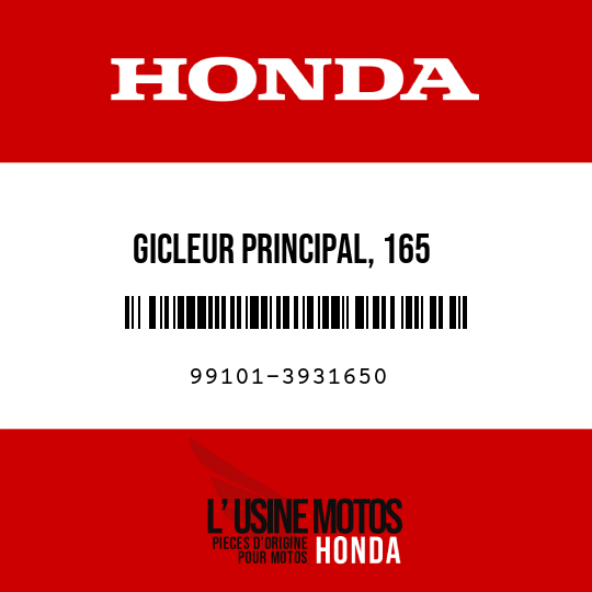 image de 99101-3931650 GICLEUR PRINCIPAL, 165