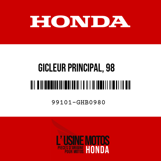 image de 99101-GHB0980 GICLEUR PRINCIPAL, 98
