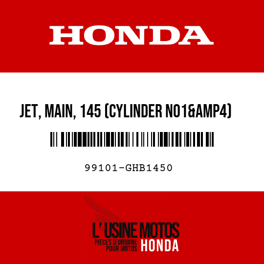 image de 99101-GHB1450 JET, MAIN, 145 (CYLINDER NO1&amp4)