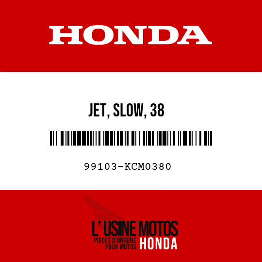 image de 99103-KCM0380 JET, SLOW, 38