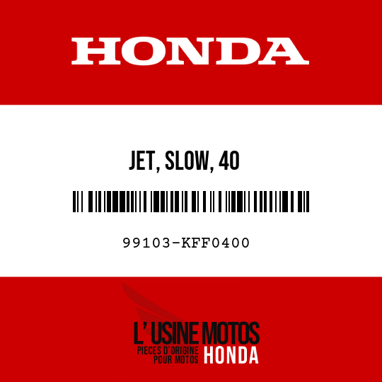 image de 99103-KFF0400 JET, SLOW, 40