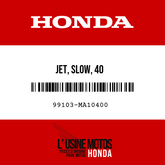 image de 99103-MA10400 JET, SLOW, 40