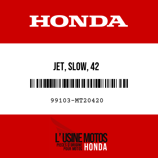 image de 99103-MT20420 JET, SLOW, 42