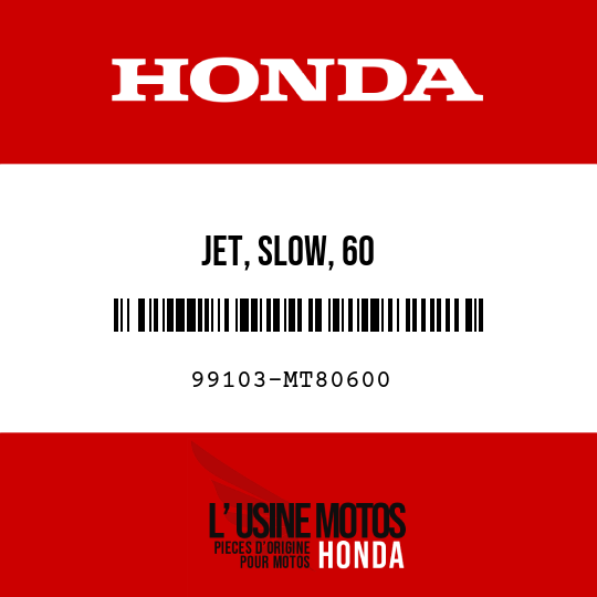 image de 99103-MT80600 JET, SLOW, 60