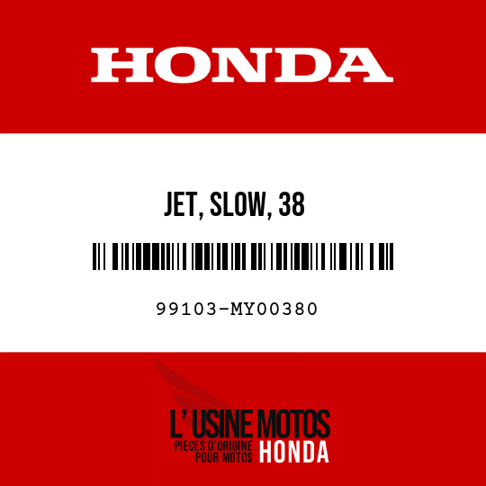 image de 99103-MY00380 JET, SLOW, 38