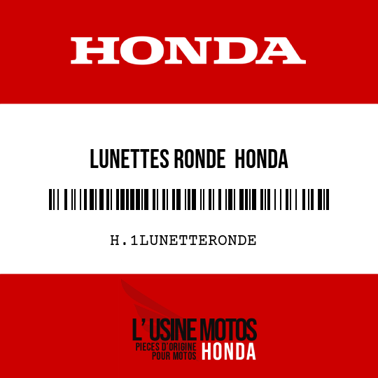 image de H.1LUNETTERONDE LUNETTES RONDE  HONDA